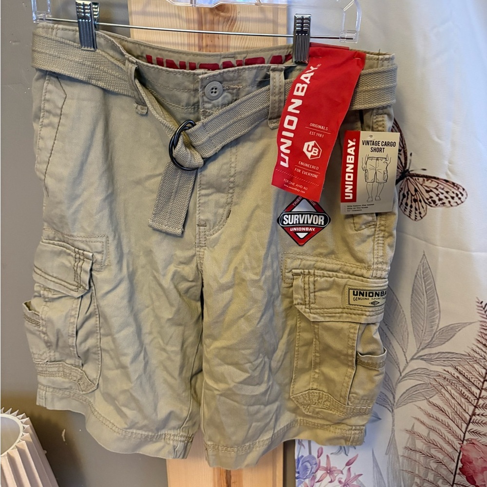 UNIONBAY Men's Olive Cargo Shorts